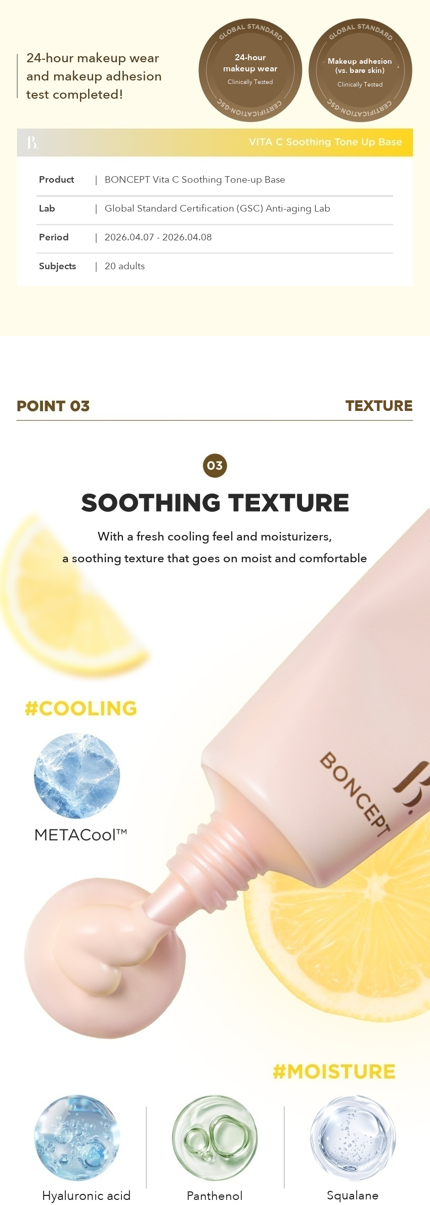 BONCEPT Vita C Soothing Tone-up Base detail 11