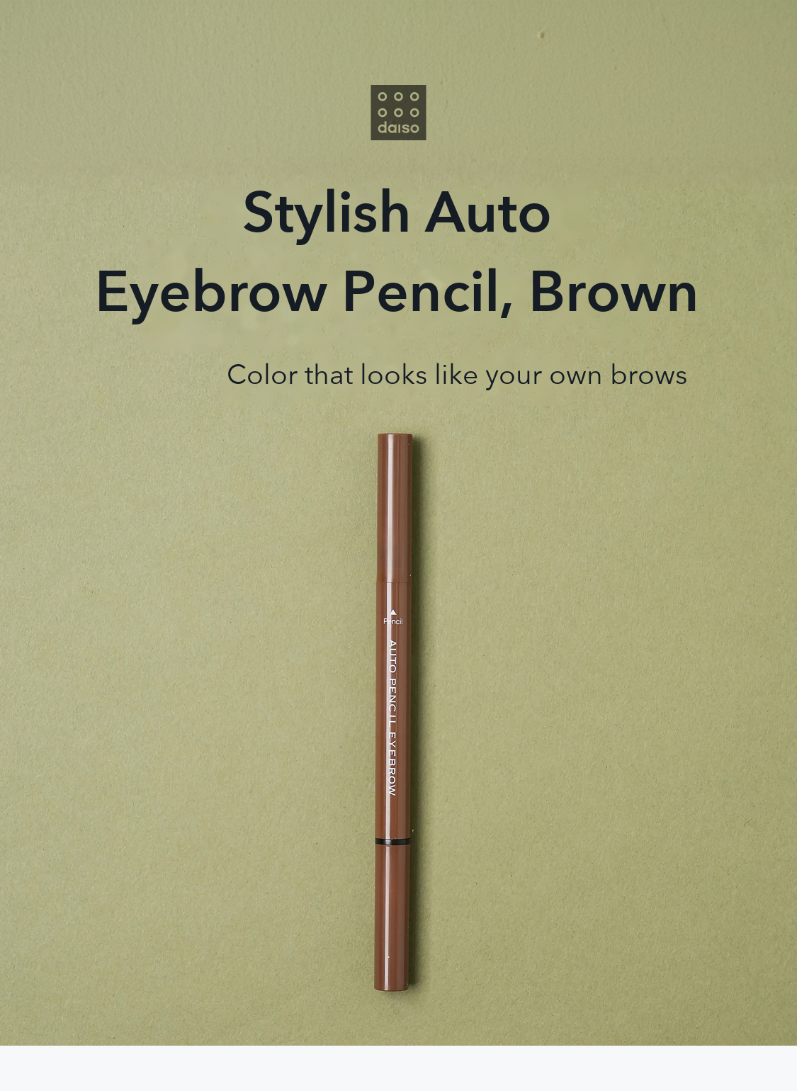STYLISH Auto Eyebrow Pencil Brown 0.25g detail 01