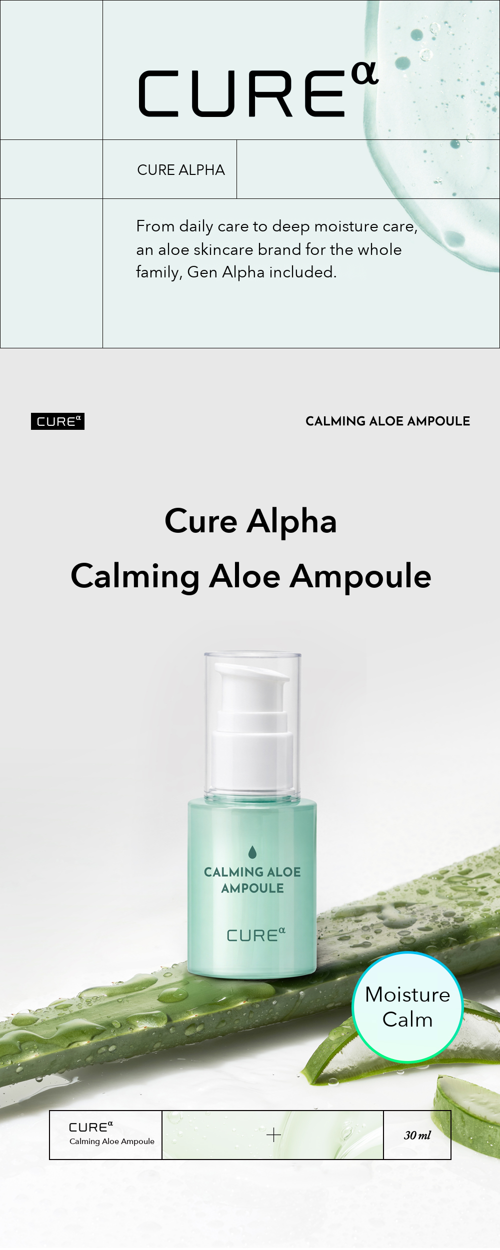Kim Jeong Moon Aloe Cure Alpha Calming Aloe Ampoule 30ml detail 01