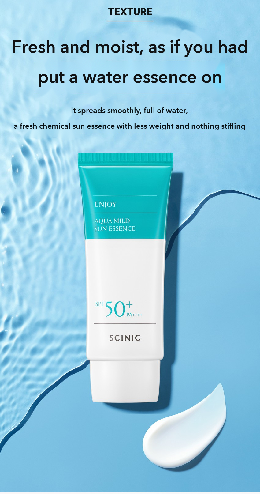 SCINIC Enjoy Aqua Mild Sun Essence 60g detail 03