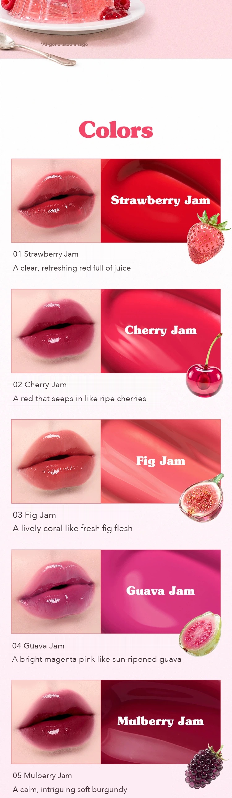 BERRISOM Juicy Jam Tattoo Tint 3ml detail 07