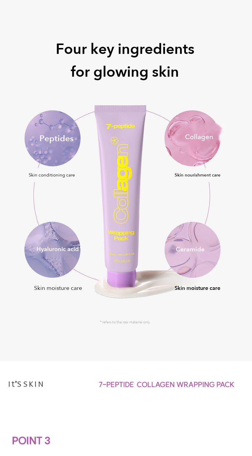 It's Skin Seven Peptide Collagen Wrapping Pack detail 06