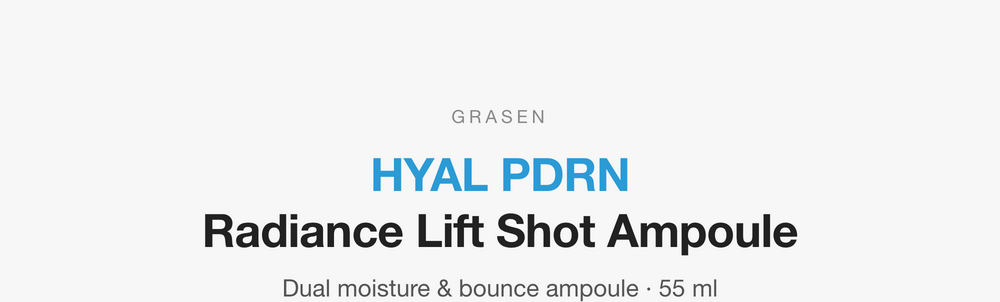 Grasen HYAL PDRN Radiance Lift Shot Ampoule detail 1