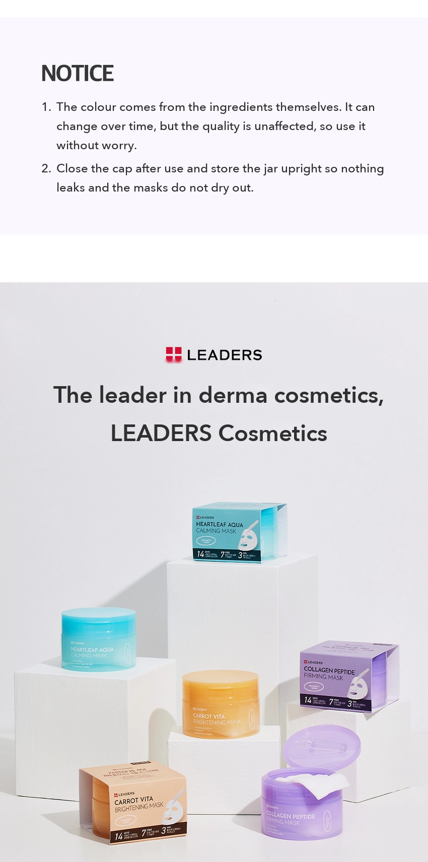 LEADERS Collagen Peptide Firming Mask detail 07