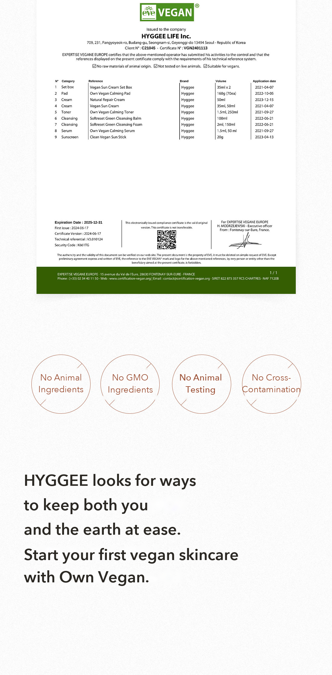 HYGGEE Own Vegan Calming Toner detail 4