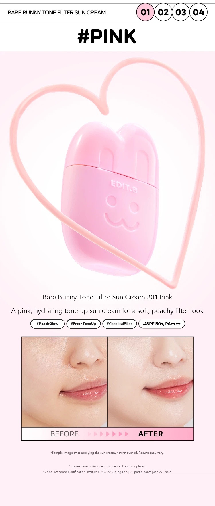 EDIT.B Bare Bunny Tone Filter Sun Cream detail 006