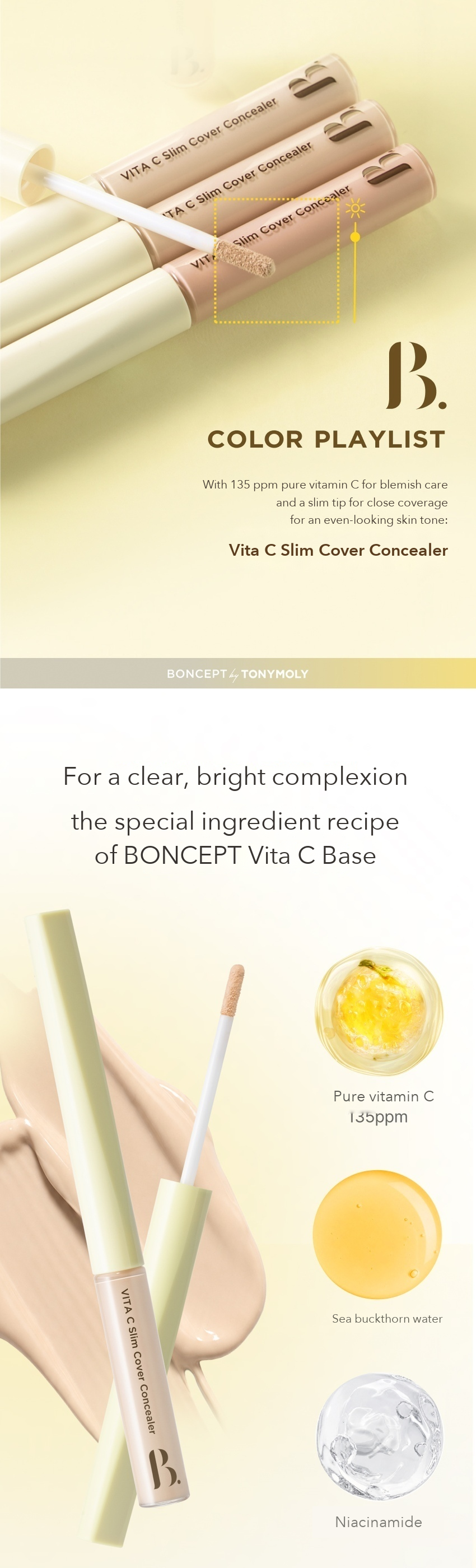 BONCEPT Vita C Slim Cover Concealer detail 02