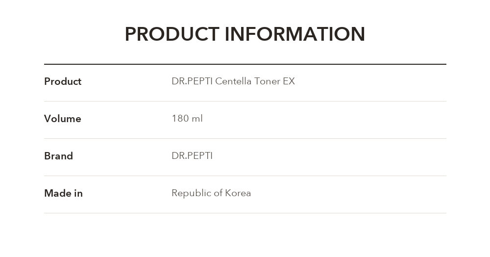 DR.PEPTI Centella Toner EX detail 16