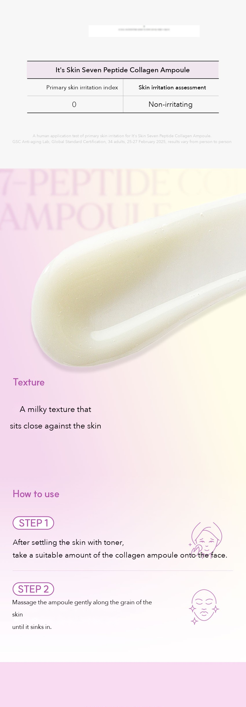 It's Skin Seven Peptide Collagen Ampoule detail 07