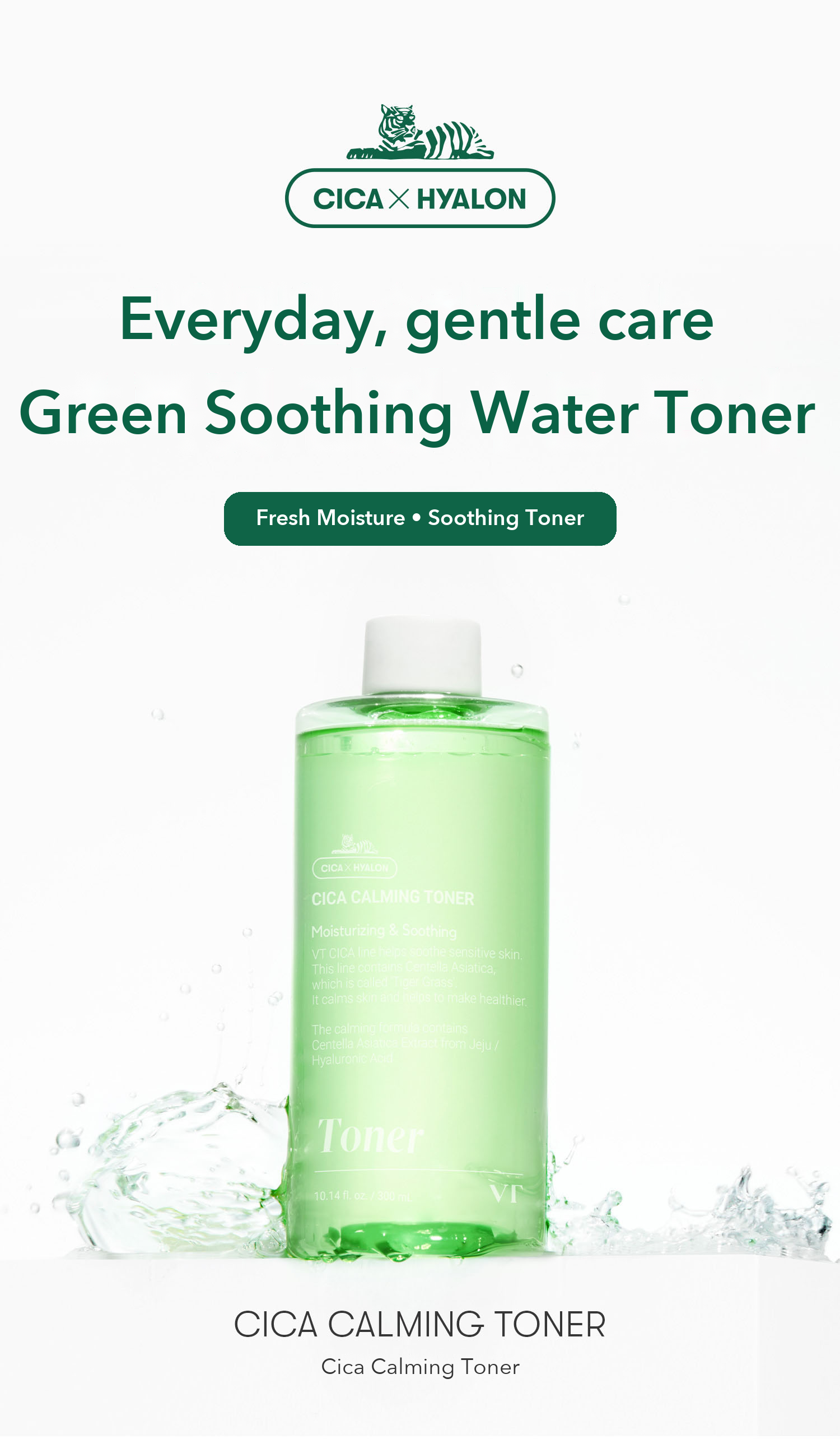 VT Cica Calming Toner 300ml detail 01