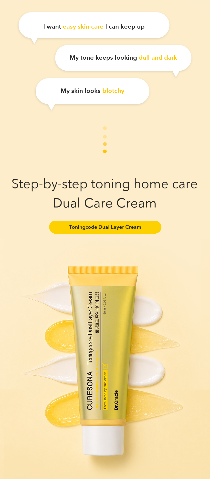 Dr.Oracle Curesona Toningcode Dual Layer Cream 60ml detail 02