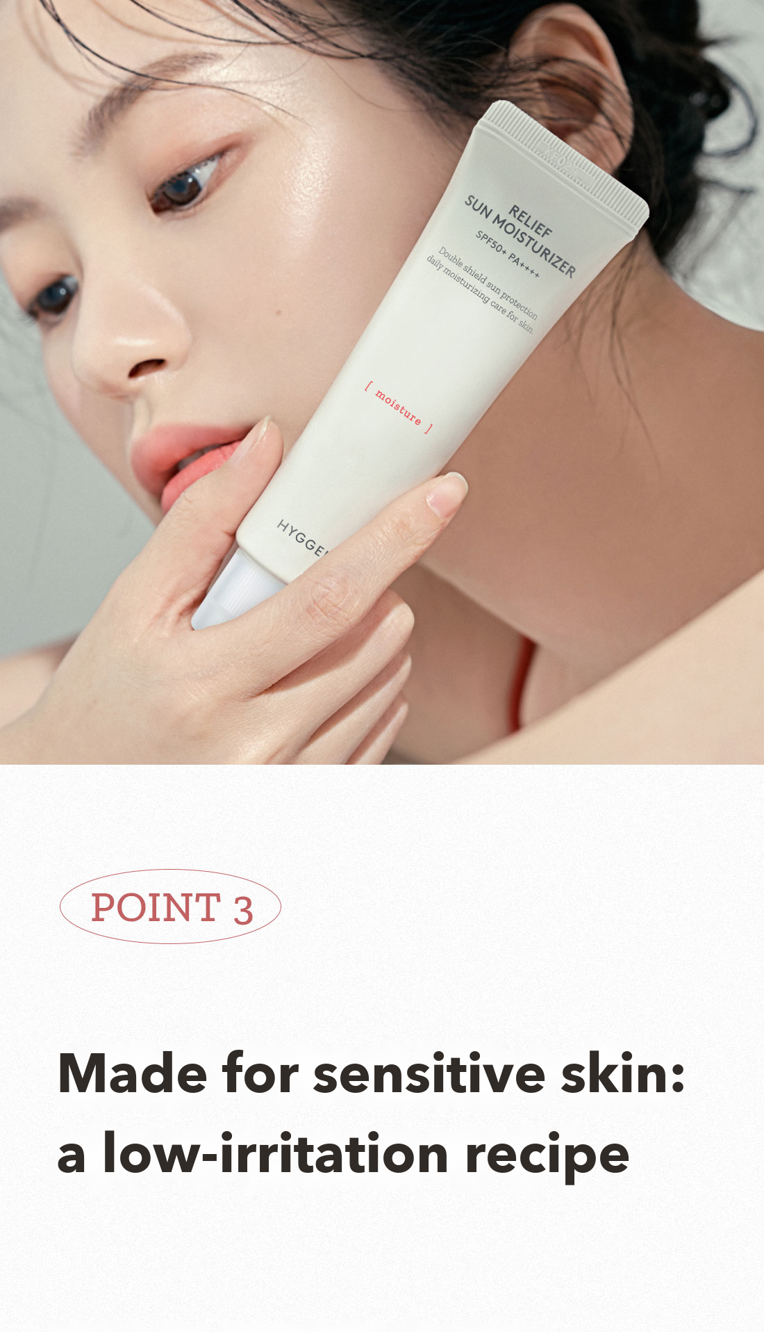 HYGGEE Relief Sun Moisturizer detail 6