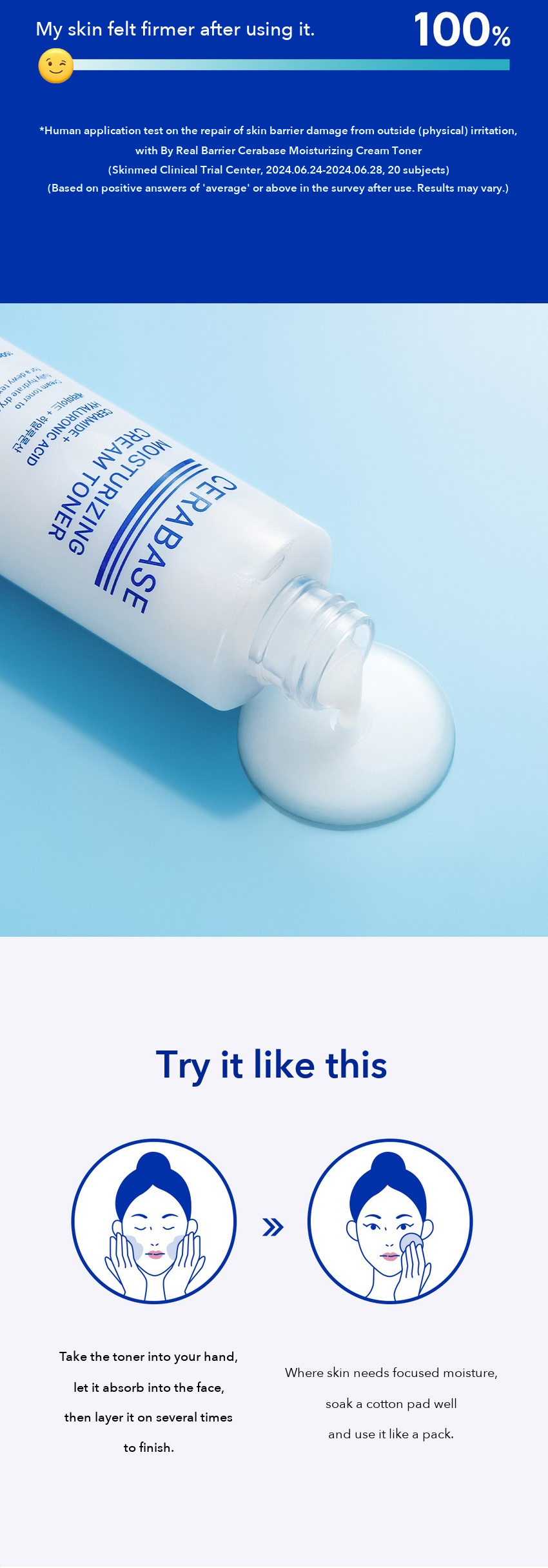 By Real Barrier Cerabase Moisturizing Cream Toner 150ml detail 08