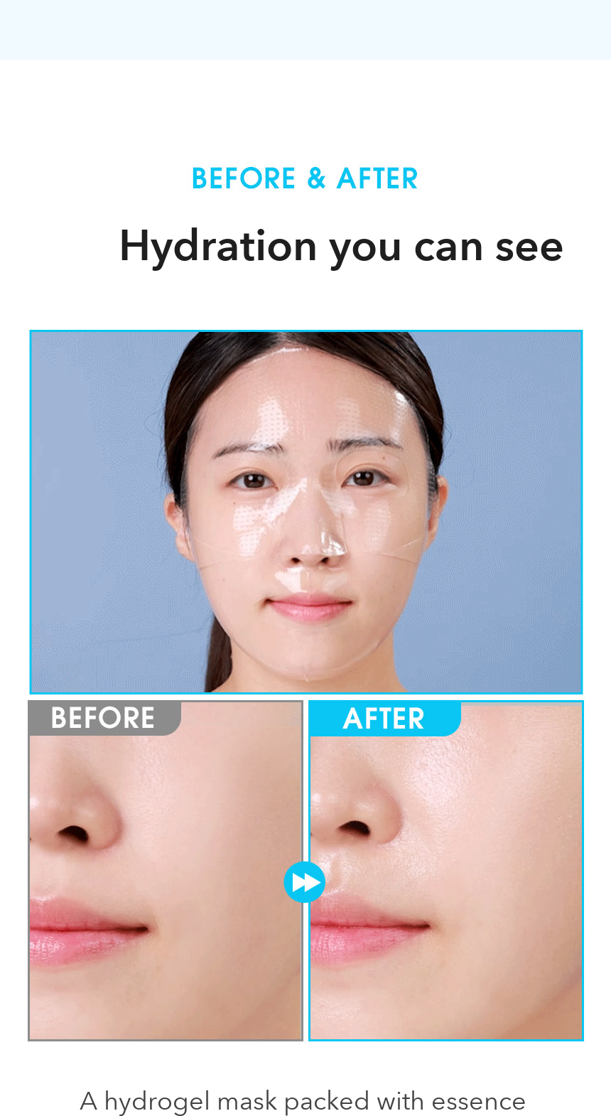 JMsolution B5 Hya Hydrogel Mask detail 6