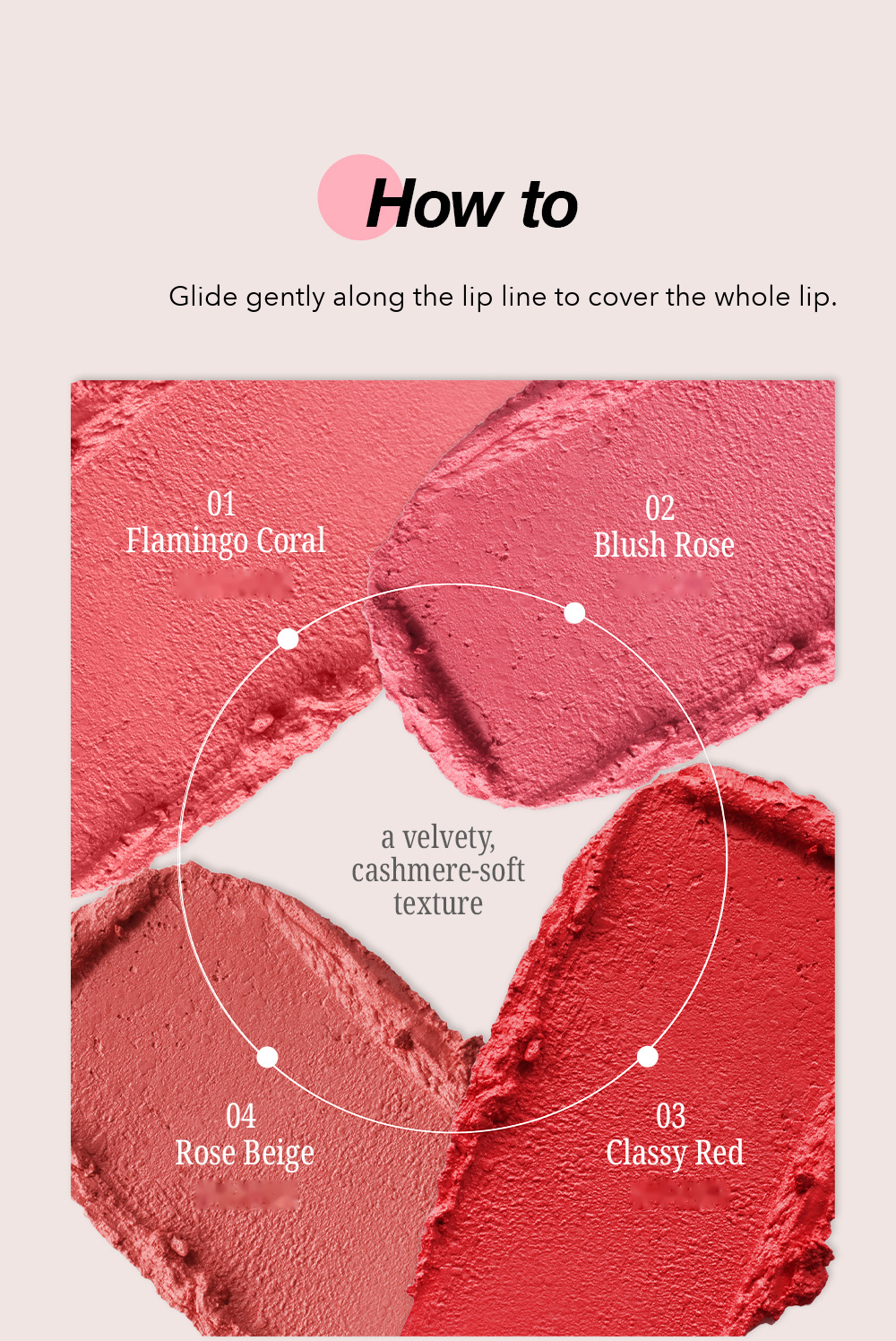 VOV Cashmere Lipstick 3g detail 07