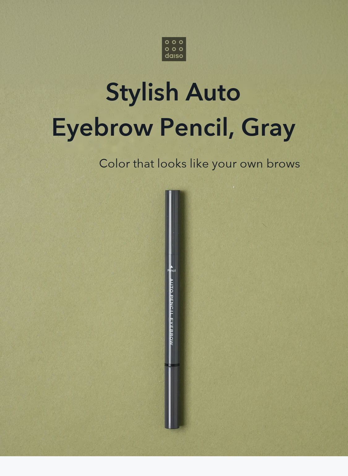 STYLISH Auto Eyebrow Pencil Gray 0.25g detail 01