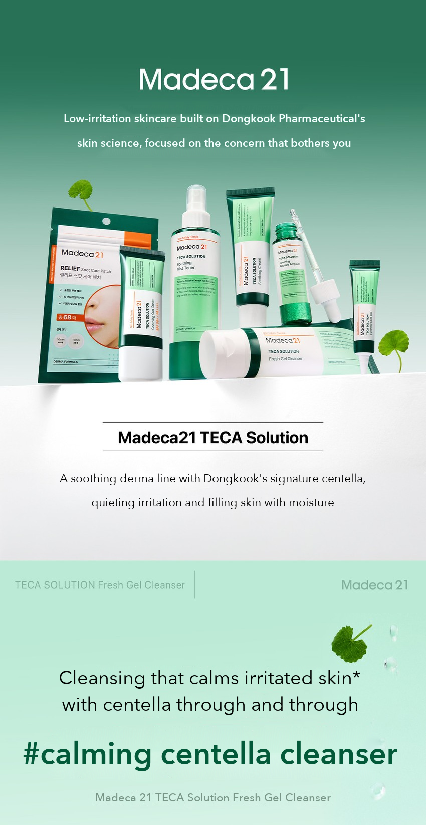 Madeca21 TECA Solution Fresh Gel Cleanser detail 01