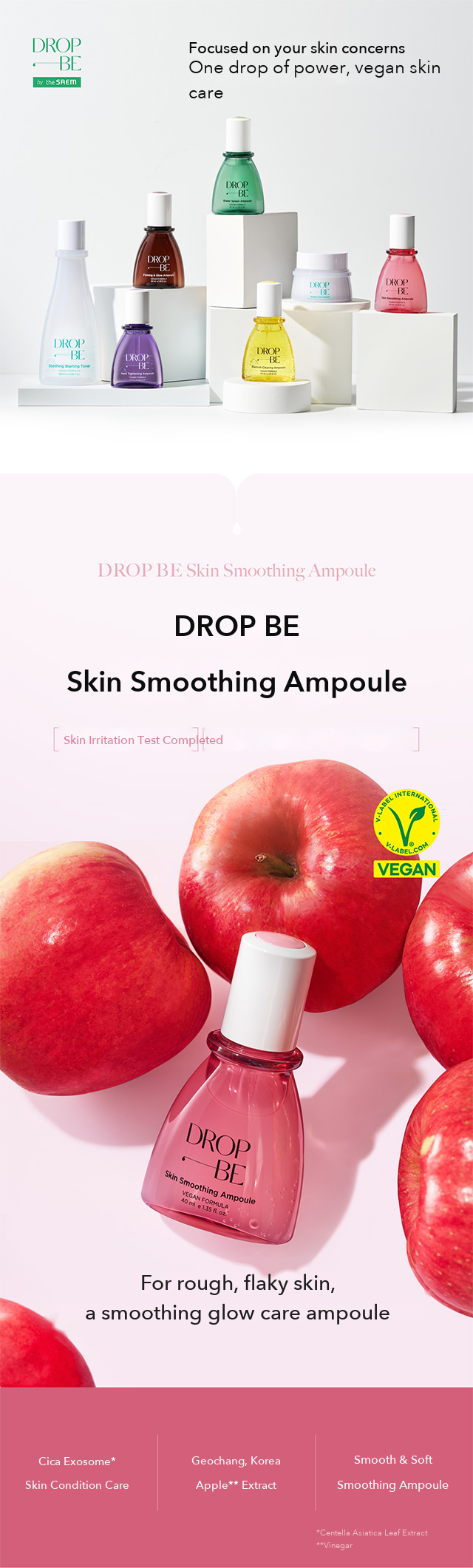 DROP BE Skin Smoothing Ampoule detail 1