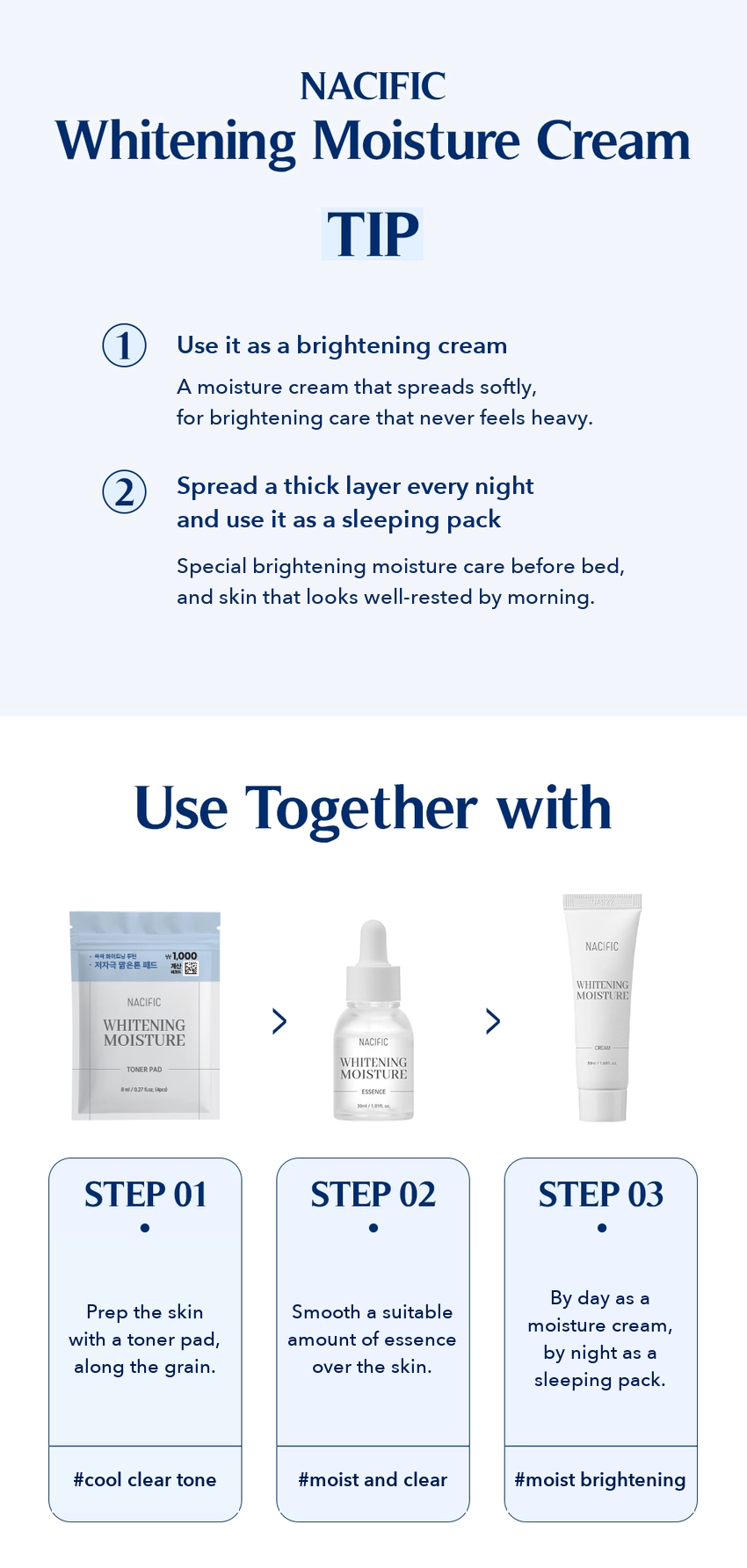 NACIFIC Whitening Moisture Cream detail 6