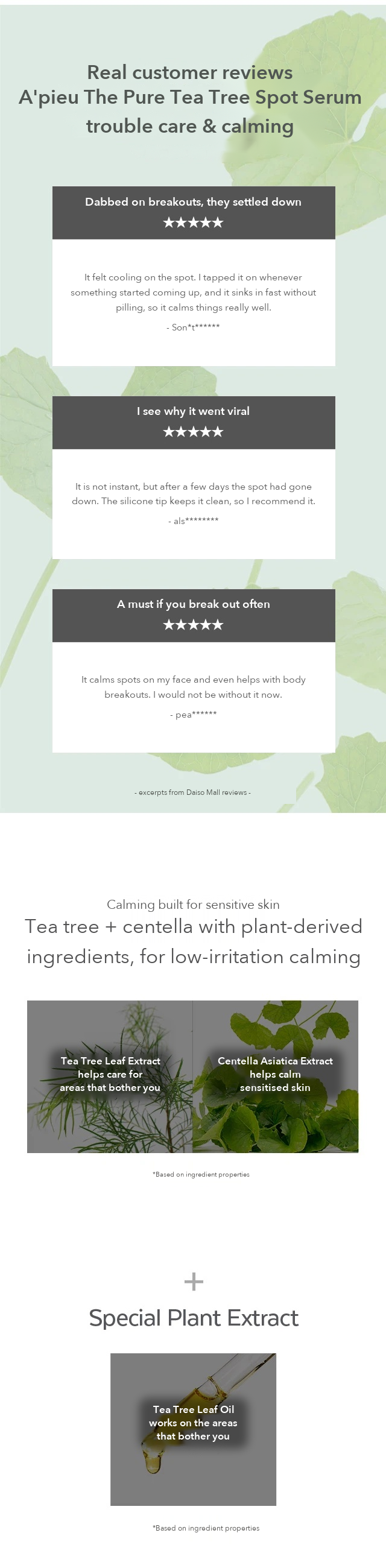 A'PIEU The Pure Tea Tree Spot Serum detail 2