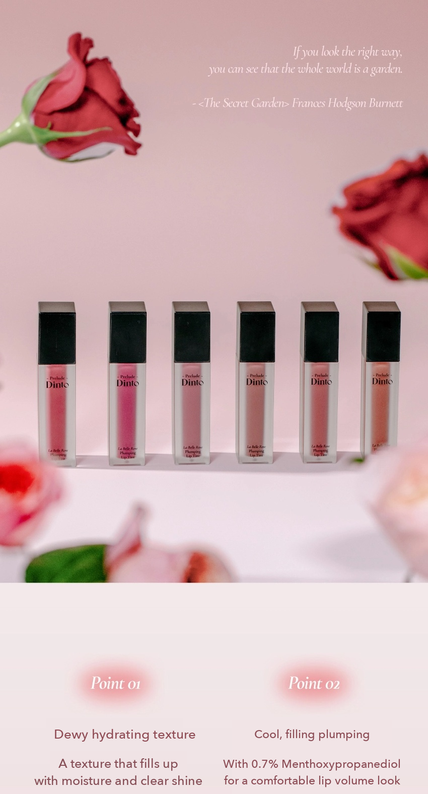 Prelude Dinto La Belle Rose Plumping Lip Tint 5g detail 05