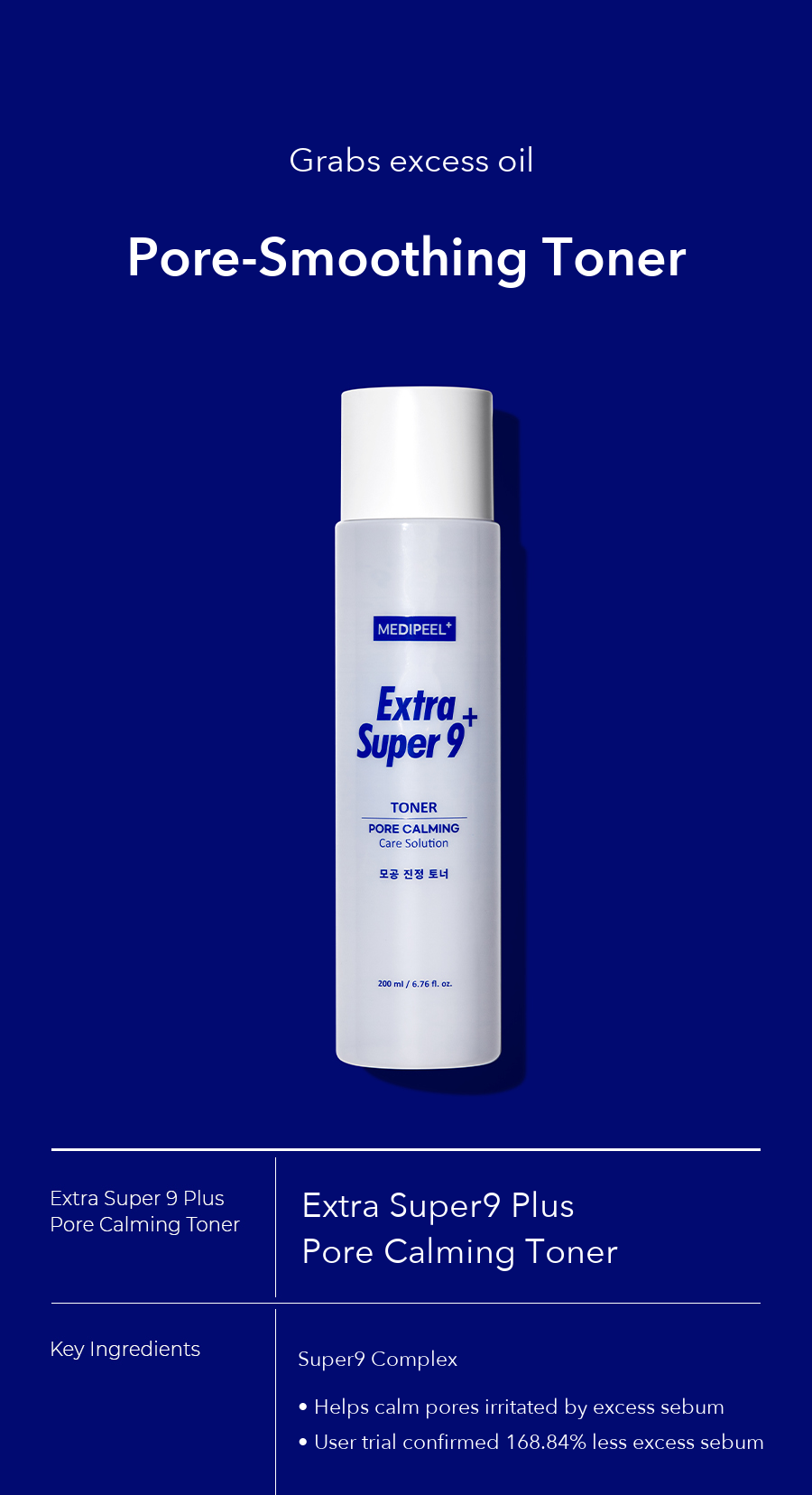 MEDIPEEL Extra Super 9 Plus Pore Calming Toner 200ml detail 01