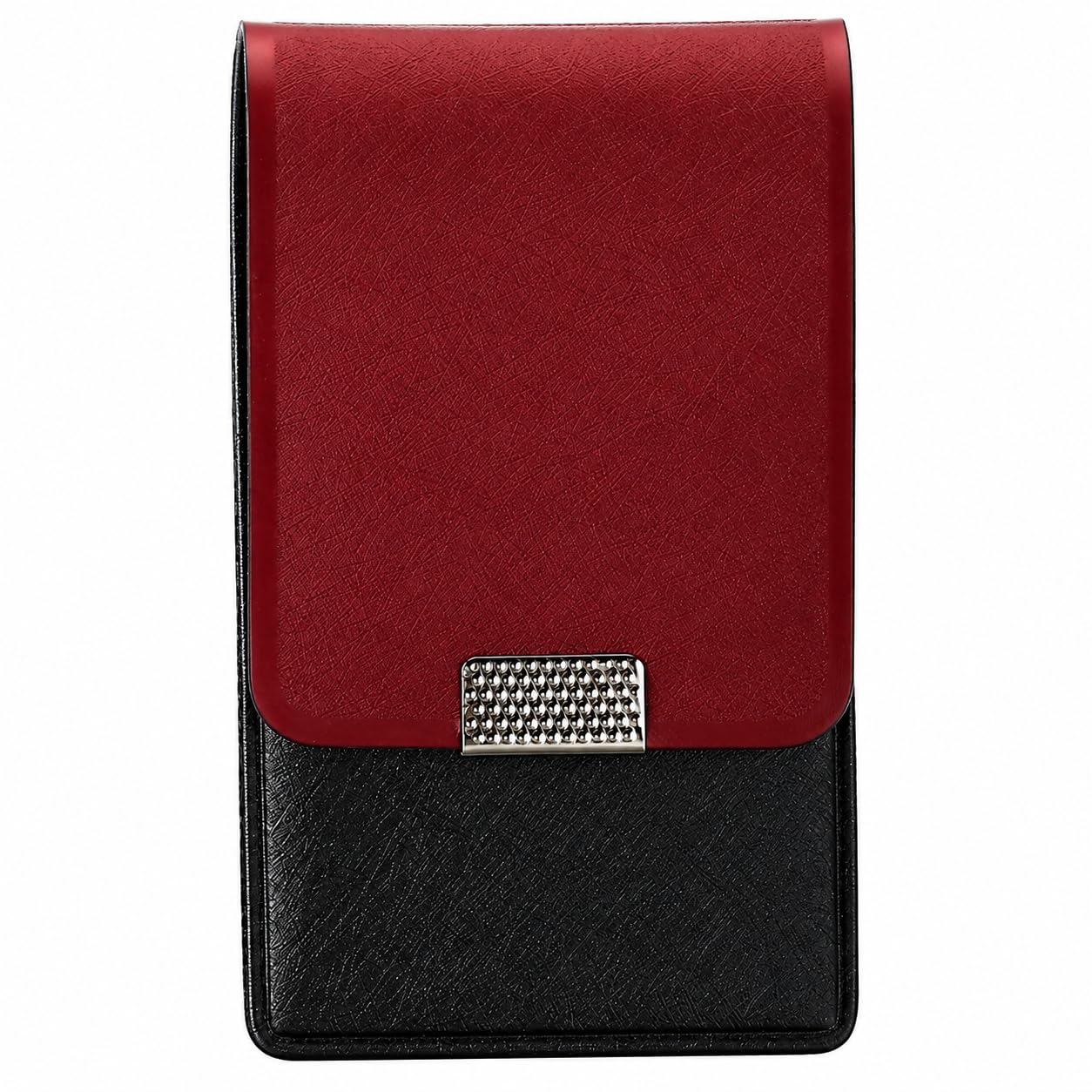777 4-Piece Nail Care Set with Gold-Tone Tools, Burgundy & Black Pouch