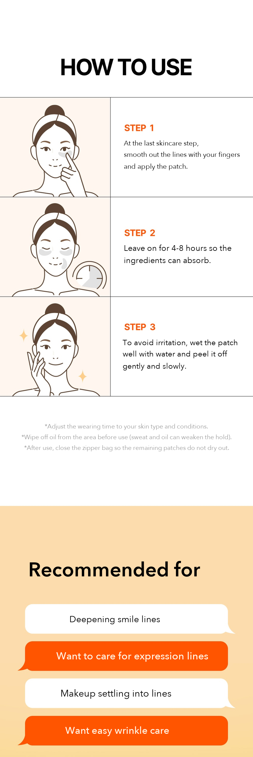 SNP PREP Smile-Line Wrinkle Patch how to use