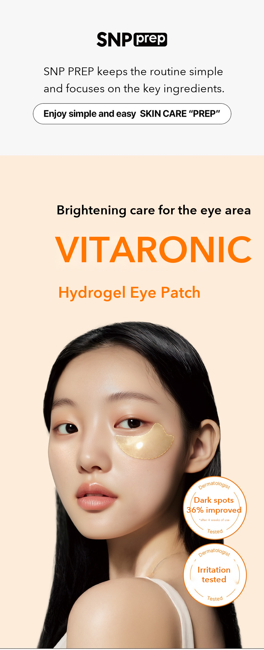 SNP Prep Vitaronic Eye Patch detail 01
