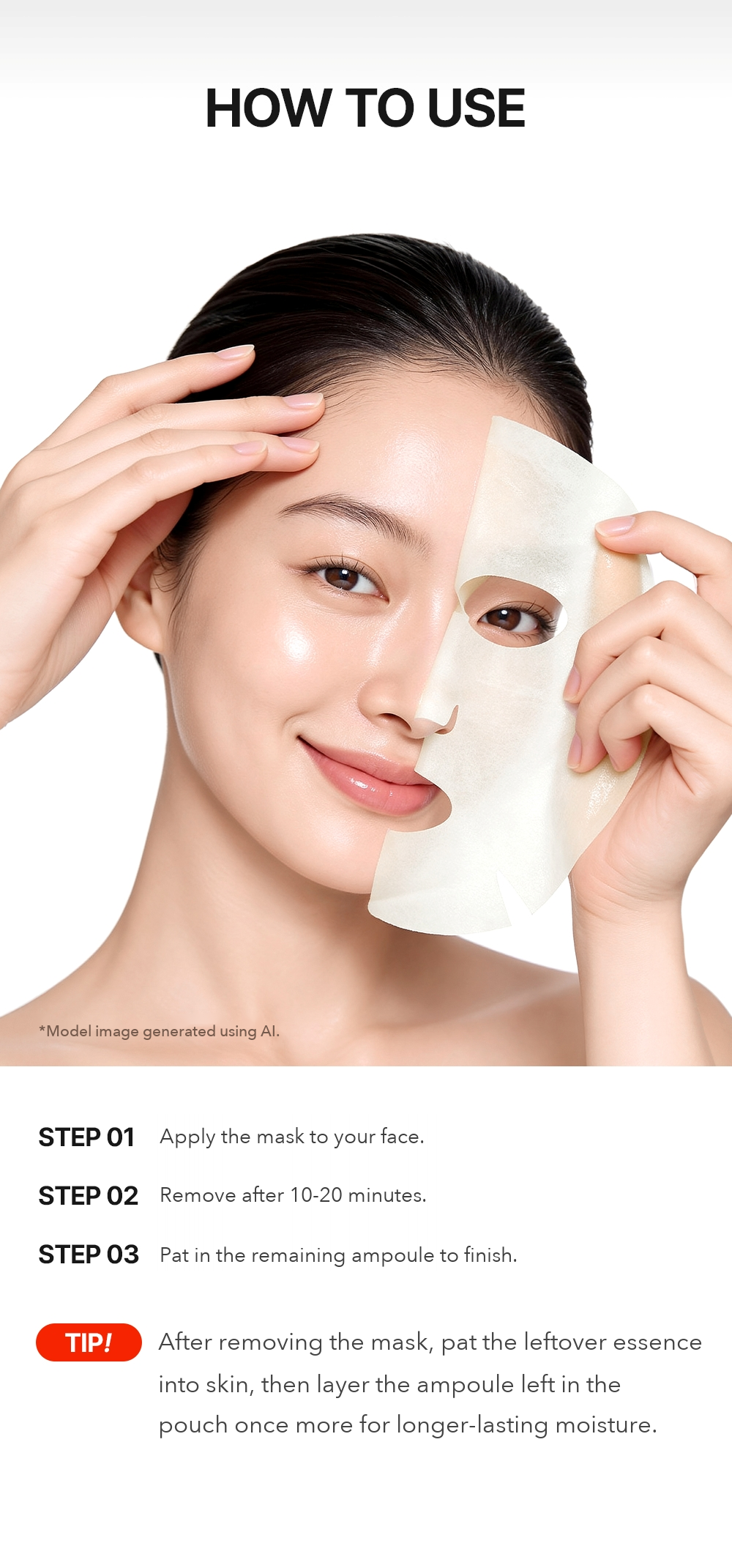 MEDIPEEL Melanon X Tone Care Ampoule Mask how to use