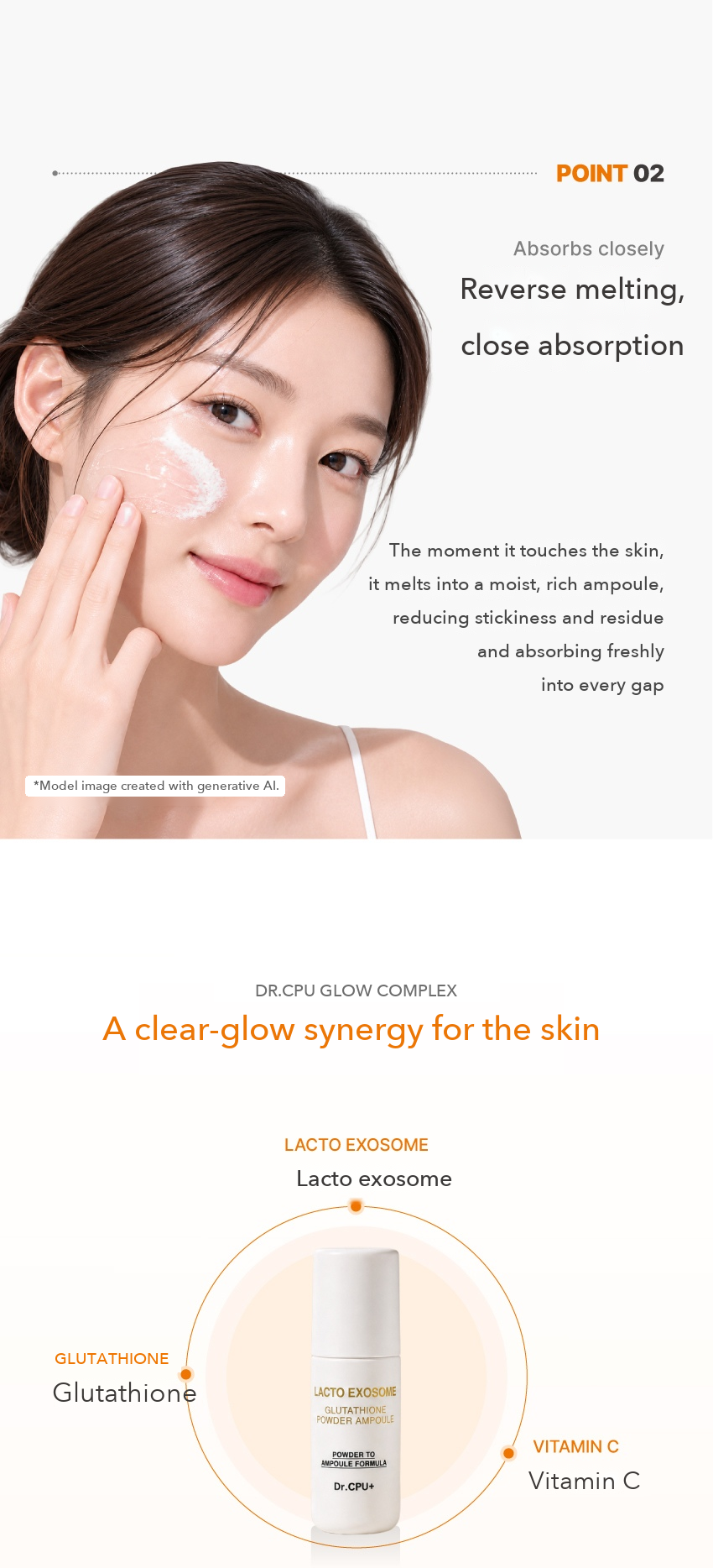 Dr.CPU+ Lacto Exosome Glutathione Powder Ampoule detail 03