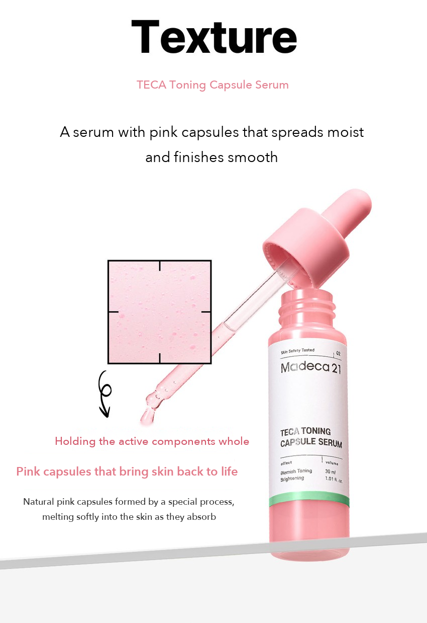 Madeca21 TECA Toning Capsule Serum 30ml detail 15
