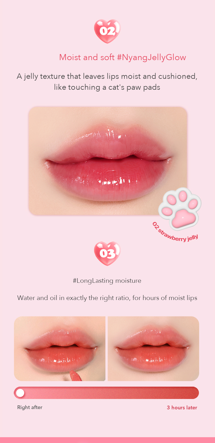 COCOGAGA Nyang Jelly Glow Tint detail 3