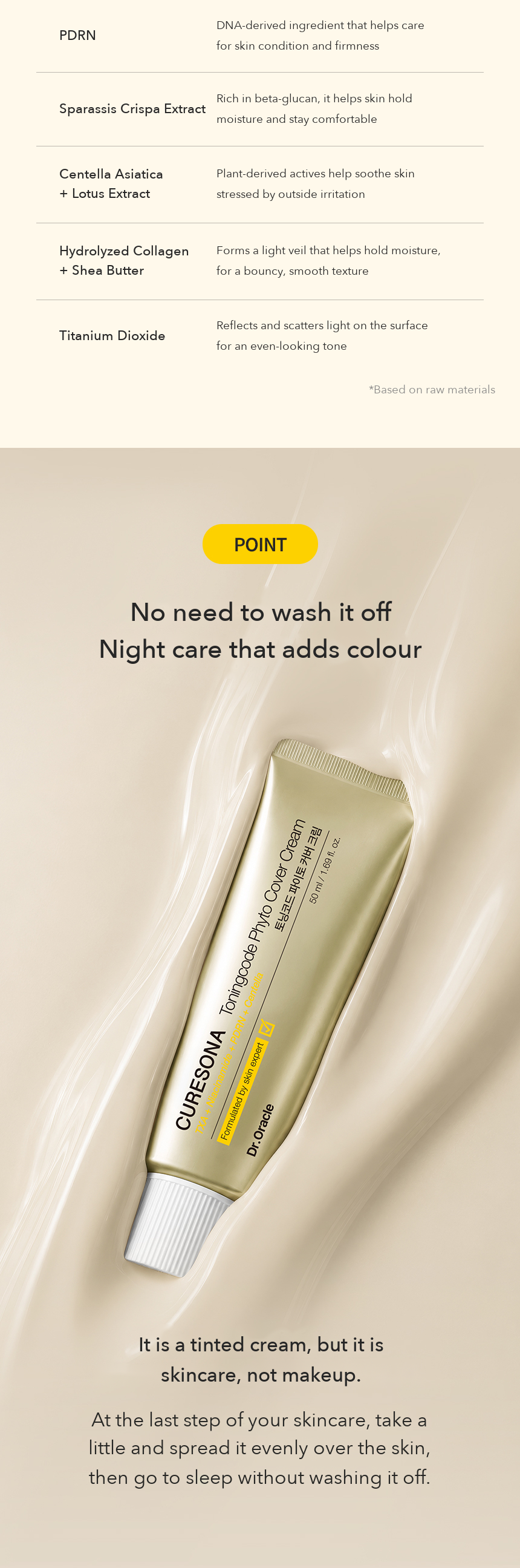 Dr.Oracle Curesona Toningcode Phyto Cover Cream detail 6