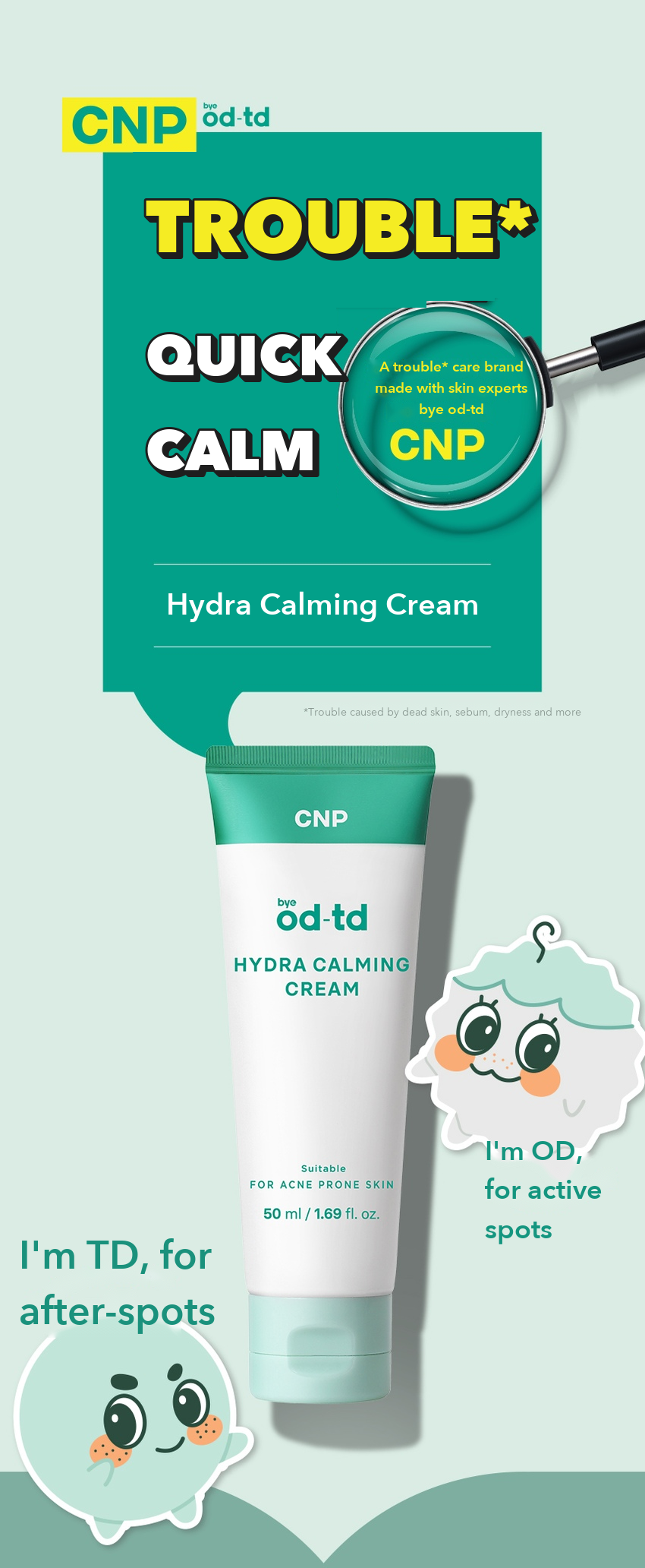 CNP bye od-td Hydra Calming Cream detail 1