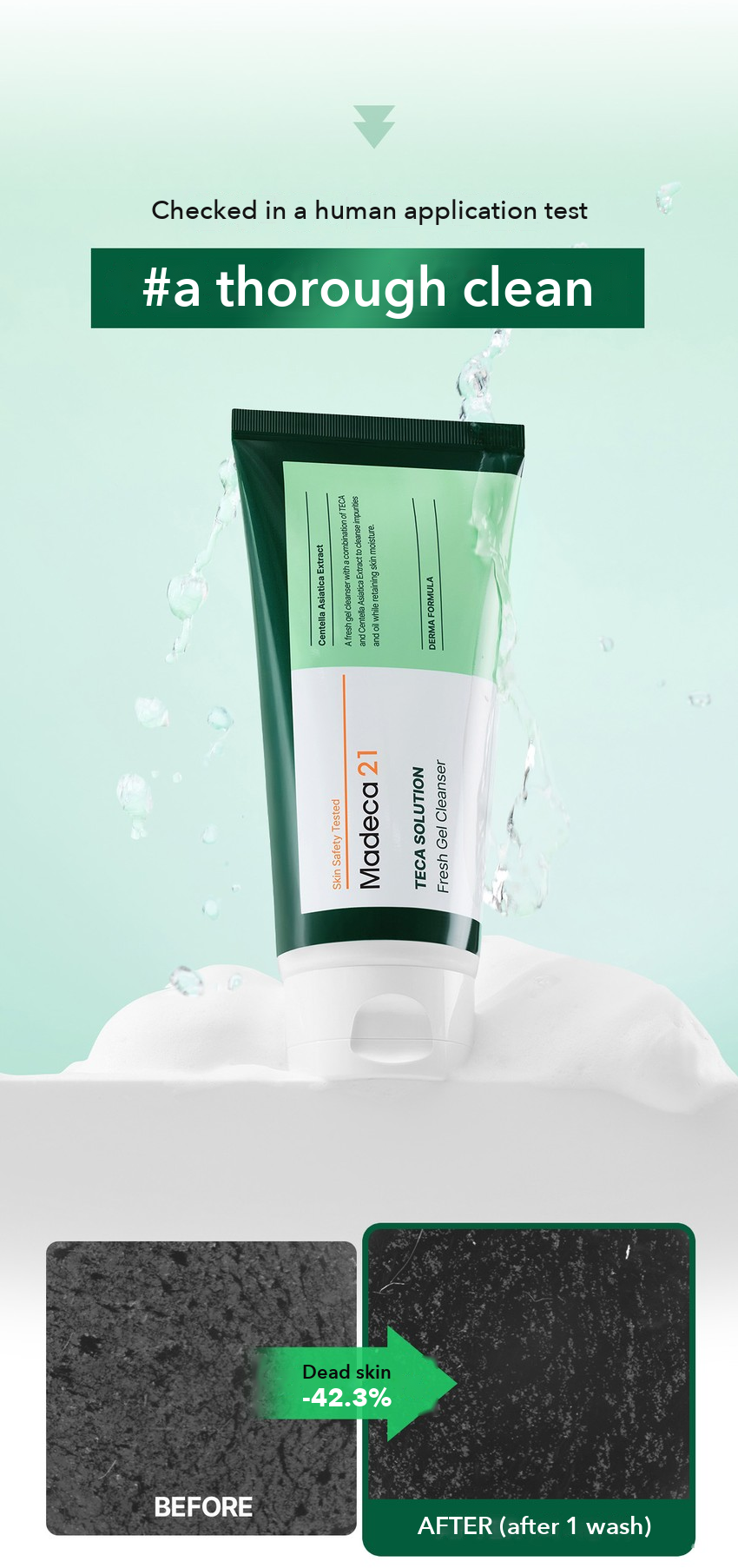 Madeca21 TECA Solution Fresh Gel Cleanser detail 05