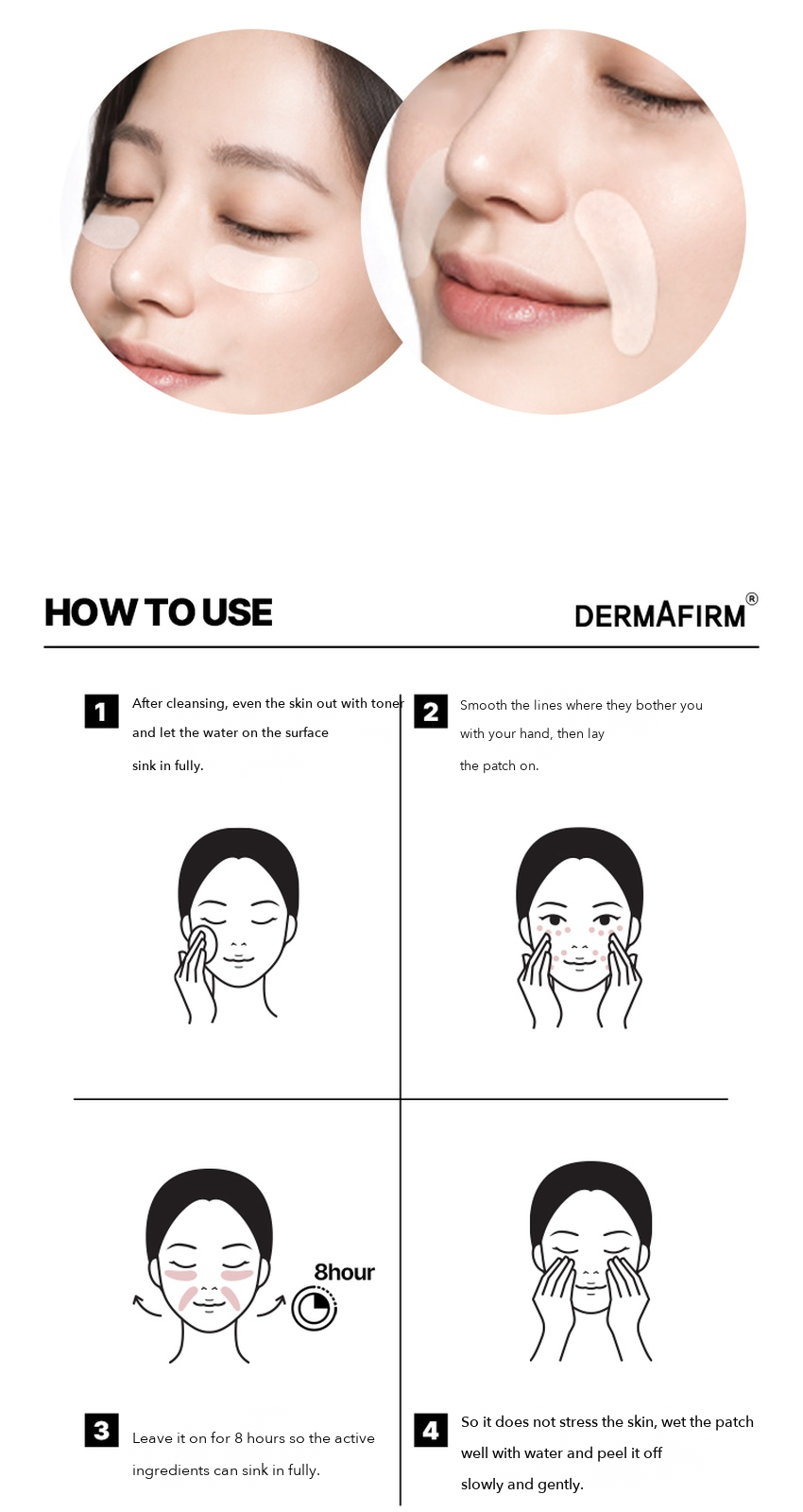 DERMAFIRM Hyaluronic Exosome Plumping Wrinkle Patch Eye detail 10