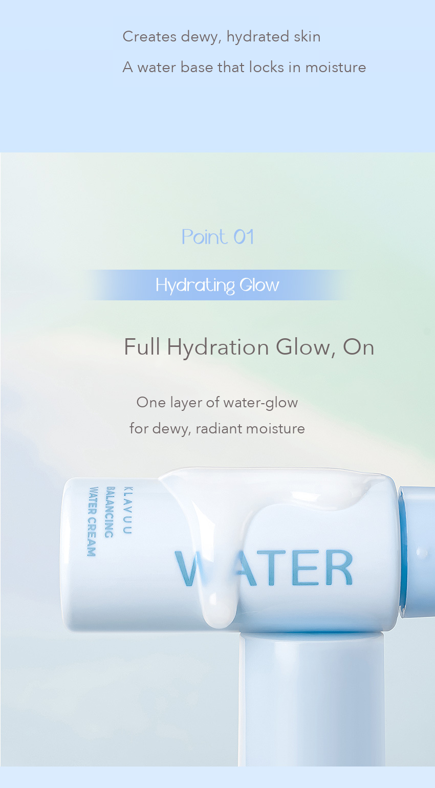 KLAVUU Balancing Water Cream 25ml detail 02