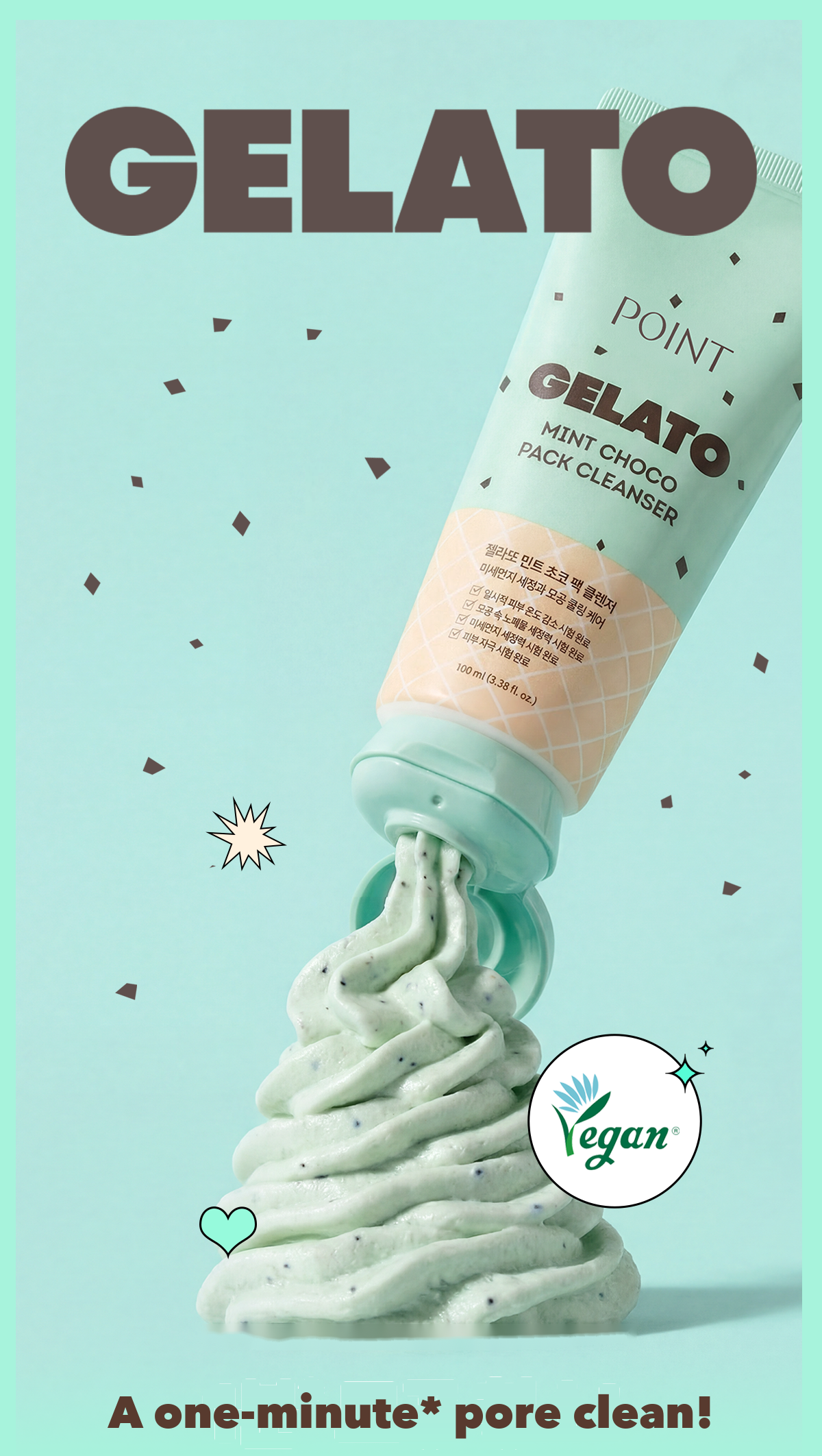 POINT Gelato Mint Choco Pack Cleanser detail 02