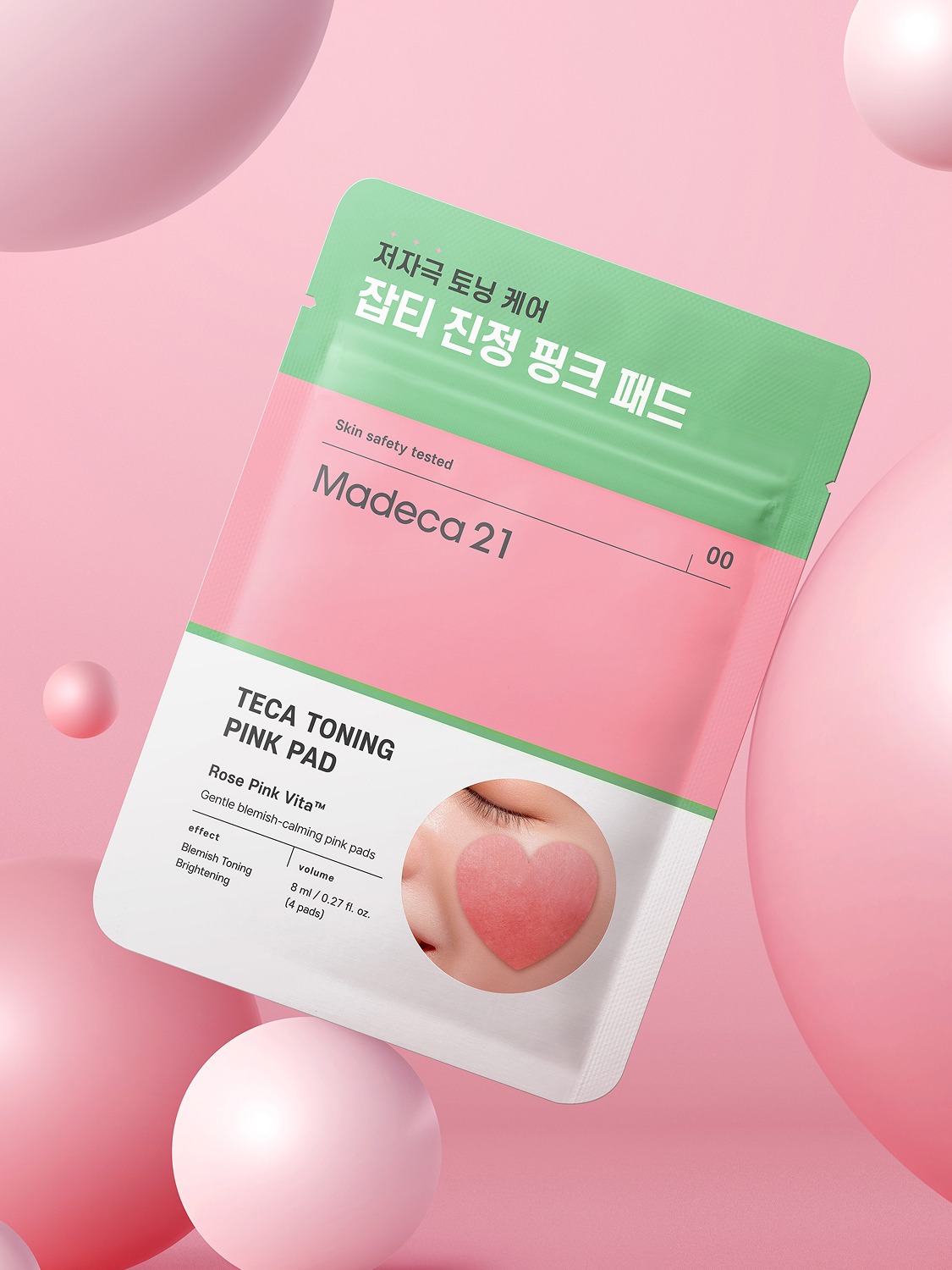 Madeca21 TECA Toning Pink Pad 4 Pads