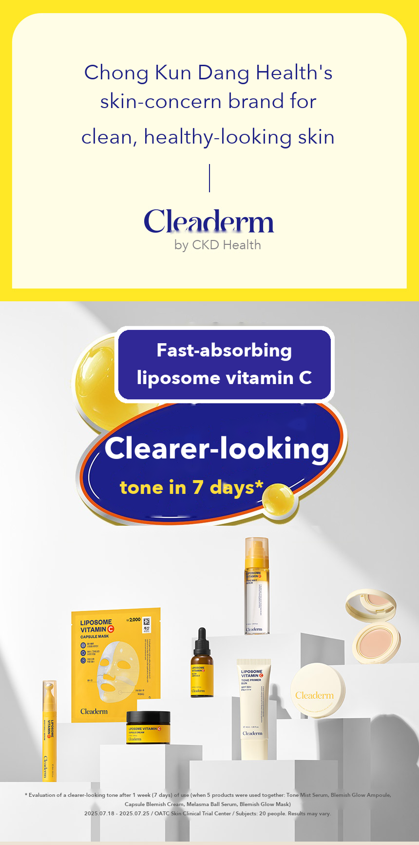 CLEADERM Liposome Vitamin C Capsule Cream detail 01