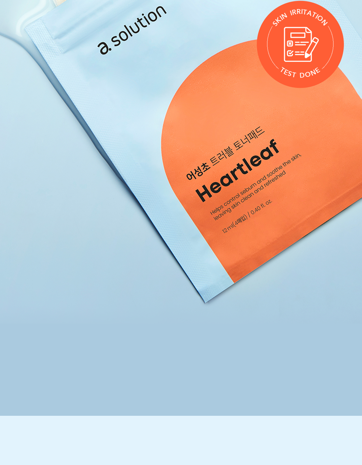A.SOLUTION Heartleaf Trouble Toner Pad detail 02