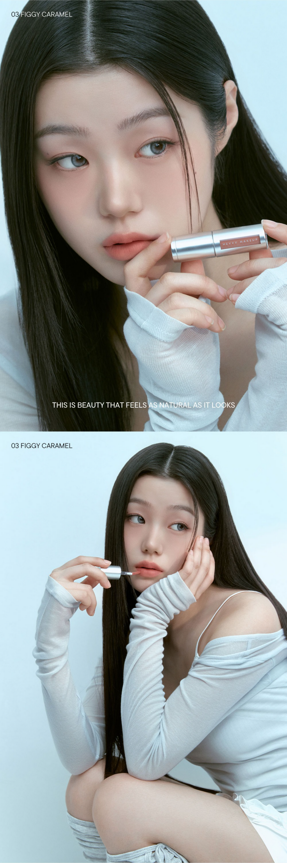 HEVVY MAKEUP Blurring Slip Fit Lip & Cheek detail 15
