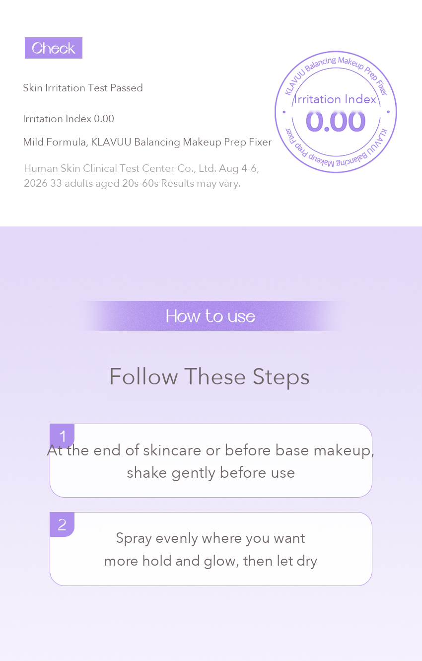 KLAVUU Balancing Makeup Prep Fixer 100ml detail 08