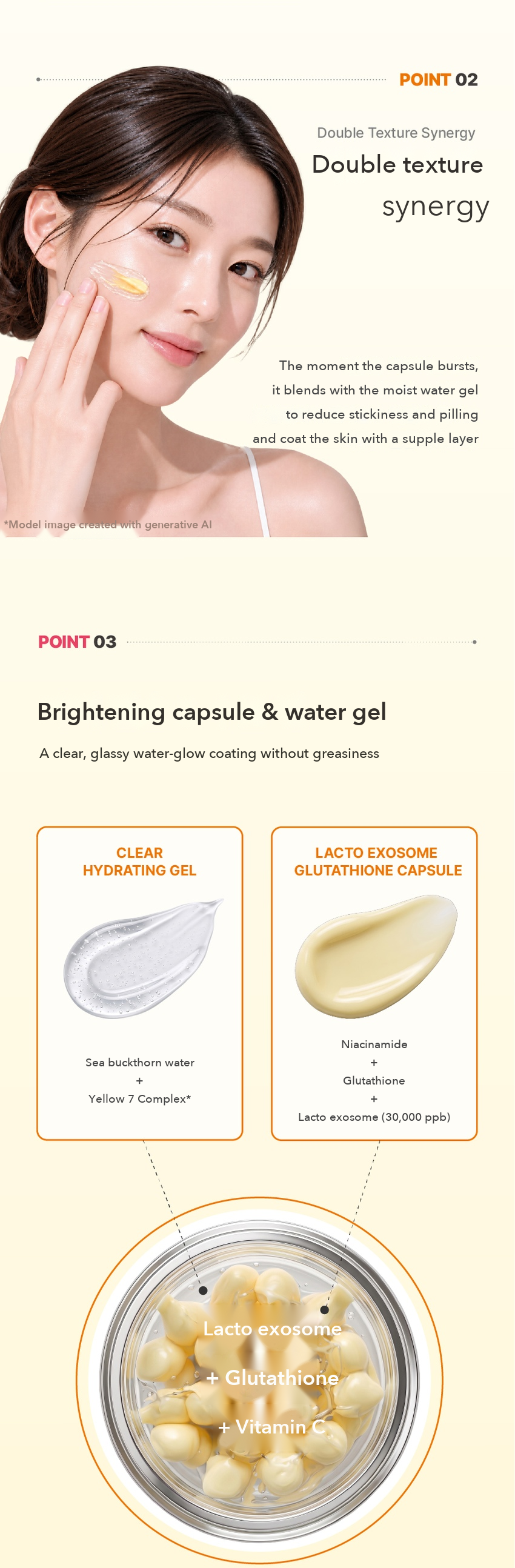 Dr.CPU+ Lacto Exosome Glutathione Capsule Cream detail 03