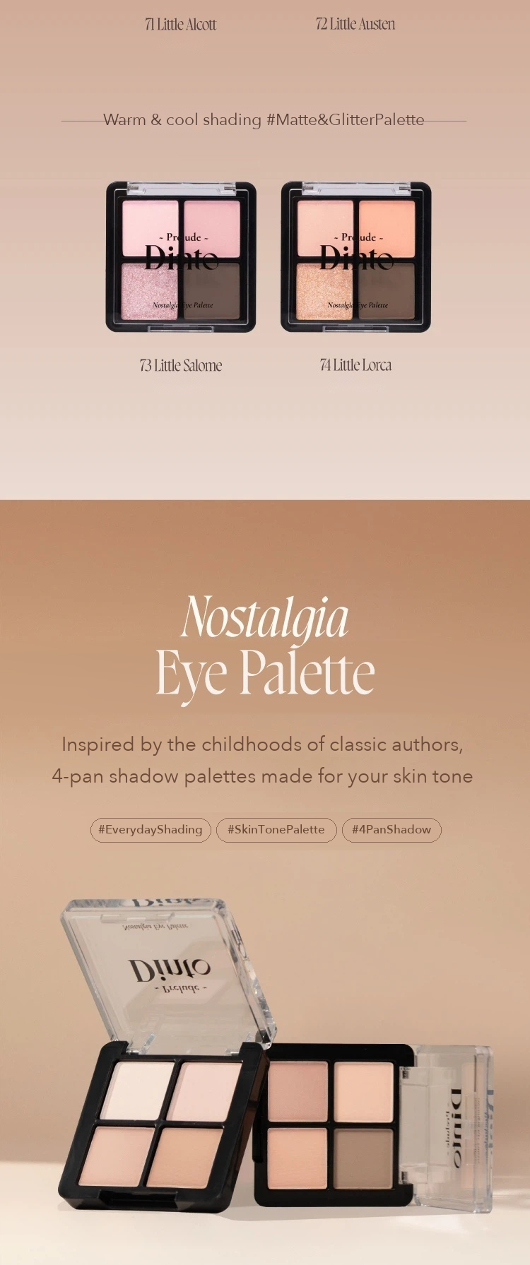 Prelude Dinto Nostalgia Eye Palette 4g detail 03