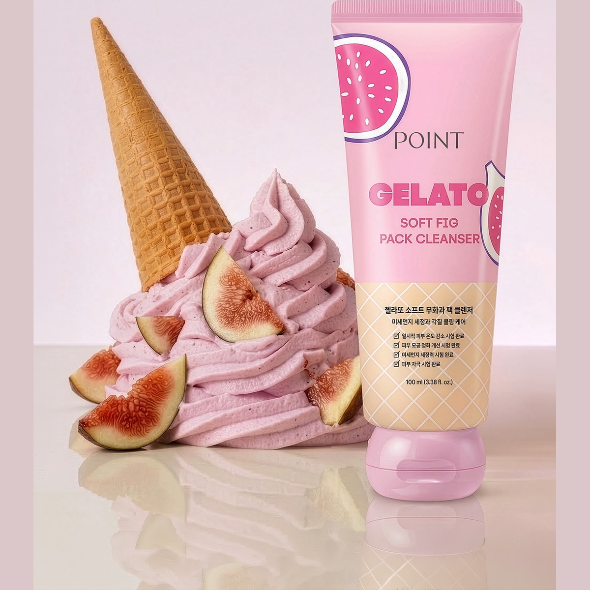 POINT Gelato Soft Fig Pack Cleanser 100ml