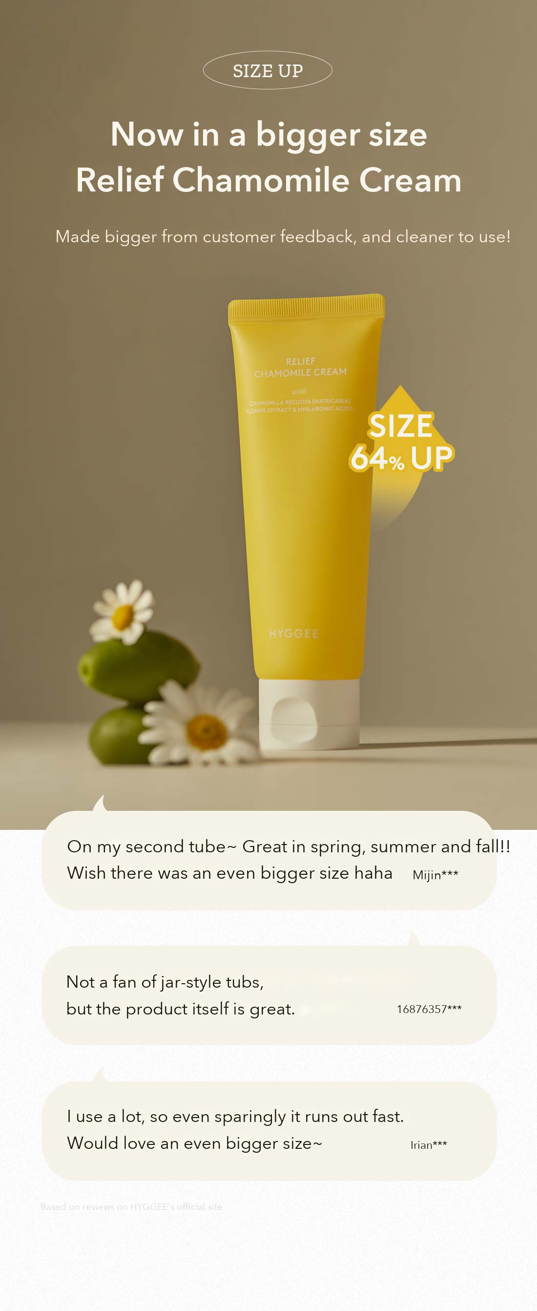 HYGGEE Relief Chamomile Cream detail 1