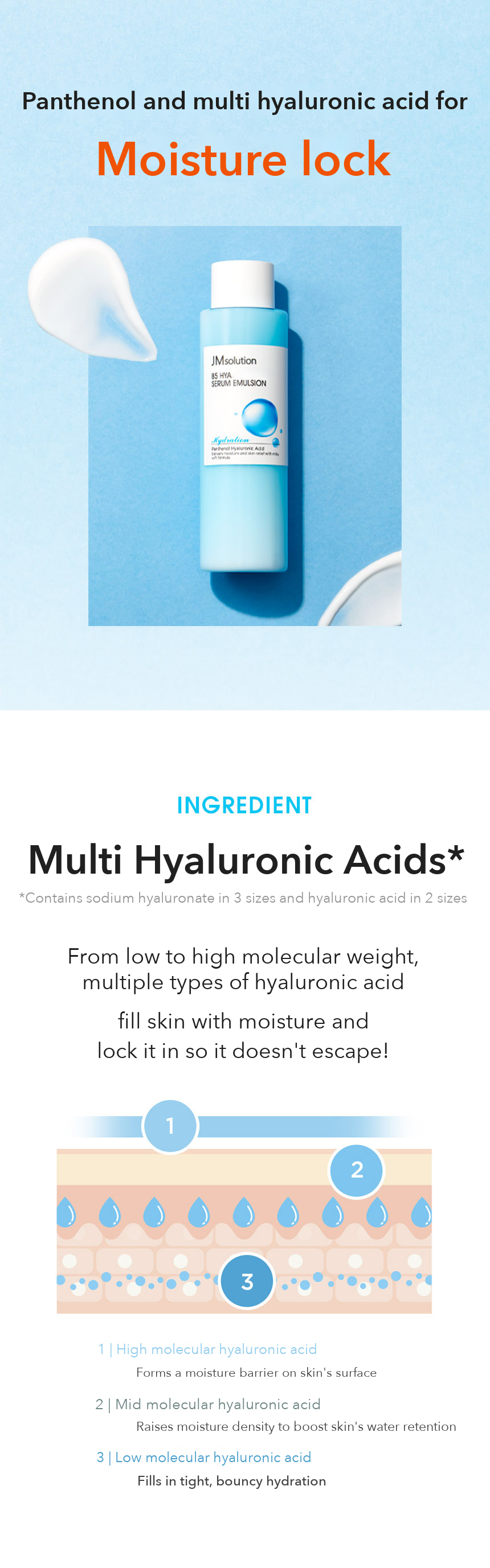 JMsolution B5 Hya Moisturizing Serum Emulsion 200ml detail 03