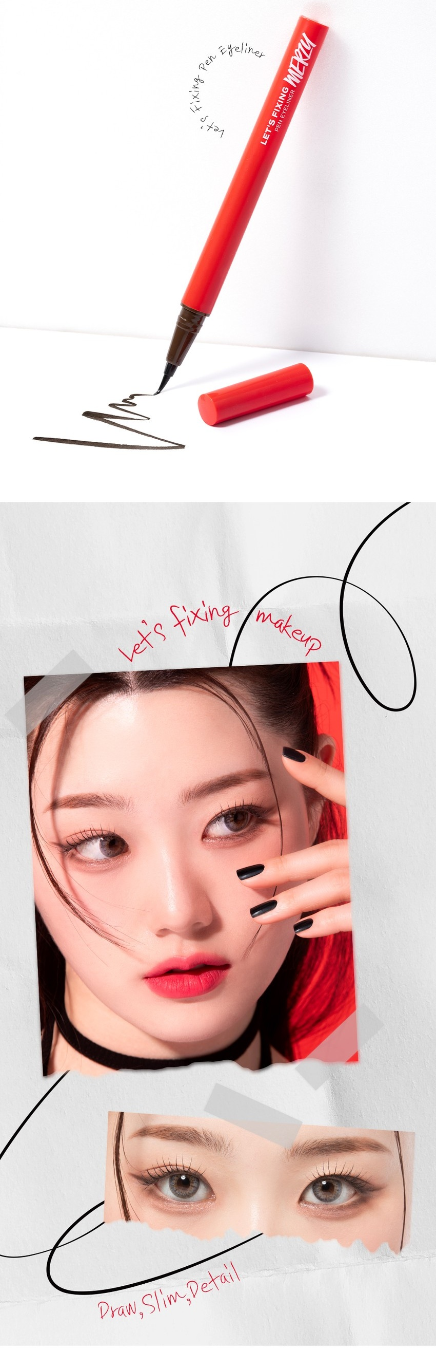MERZY Let's Fixing Pen Eyeliner detail 02